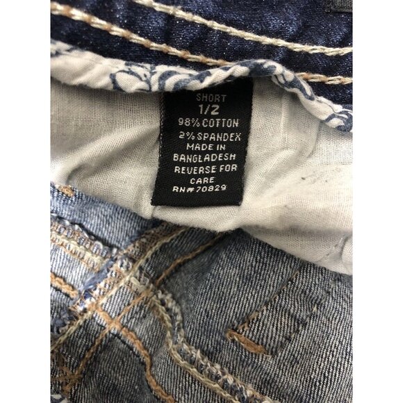 Womens Ju Rue 21 Low Rise Skinny Denim Blue Jeans Size 1/2 - Picture 6 of 6